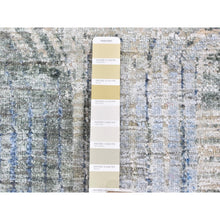 Load image into Gallery viewer, 12&#39;x12&#39; THE INTERTWINED PASSAGE, Round Silk With Textured Wool Hand Knotted Oriental Rug FWR356946