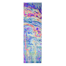 Load image into Gallery viewer, 3&#39;x10&#39; Colorful Sari Silk with Textured Wool The Lava Design Wide Runner Hand Knotted Oriental Rug FWR357012