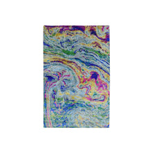 Load image into Gallery viewer, 3&#39;x5&#39; Colorful Sari Silk with Textured Wool The Lava Design Hand Knotted Oriental Rug FWR357042