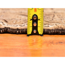 Load image into Gallery viewer, 3&#39;2&quot;x9&#39;6&quot; Washed Out Afghan Baluch Pure Wool Runner with Earth Tones Hand Knotted Oriental Rug FWR357360