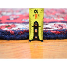 Load image into Gallery viewer, 3&#39;4&quot;x5&#39;3&quot; Red Natural Wool New Persian Hamadan Flower Medallion Tribal Weaving Hand Knotted Oriental Rug FWR358152