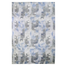 Load image into Gallery viewer, 10&#39;x14&#39;3&quot; THE INTERTWINED PASSAGE, Silk with Textured Wool Hand Knotted Oriental Rug FWR358410