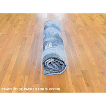 Load image into Gallery viewer, 10&#39;x14&#39;3&quot; THE INTERTWINED PASSAGE, Silk with Textured Wool Hand Knotted Oriental Rug FWR358410