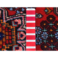 Load image into Gallery viewer, 3&#39;8&quot;x5&#39;6&quot; Vintage Persian Hamadan Full Pile Organic Wool Hand Knotted Oriental Rug FWR358542
