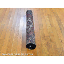 Load image into Gallery viewer, 3&#39;8&quot;x5&#39;6&quot; Vintage Persian Hamadan Full Pile Organic Wool Hand Knotted Oriental Rug FWR358542