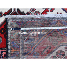 Load image into Gallery viewer, 3&#39;8&quot;x5&#39;6&quot; Vintage Persian Hamadan Full Pile Organic Wool Hand Knotted Oriental Rug FWR358542