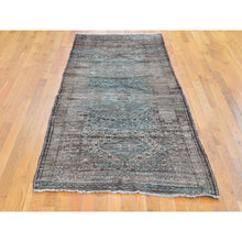 Load image into Gallery viewer, 4&#39;x8&#39; Washed out and Vintage Afghan Baluch Pure Wool Hand Knotted Oriental Rug FWR358620