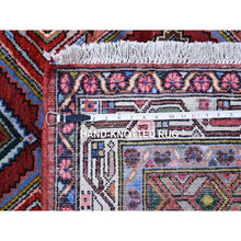 Load image into Gallery viewer, 3&#39;8&quot;x6&#39;5&quot; New Persian Malayer with Abrash Geometric Design Pure Wool Hand Knotted Oriental Rug FWR359106