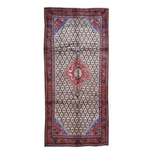 Load image into Gallery viewer, 4&#39;9&quot;x10&#39;1Camel Hair Wide and Long New Persian Serab Tribal Weaving Pure Wool Hand Knotted Oriental Rug FWR359142