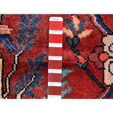 Load image into Gallery viewer, 3&#39;5&quot;x9&#39;7&quot; Red Natural Wool New Persian Bakhtiar with Deer Figurines Hand Knotted Runner Oriental Rug FWR359160
