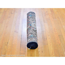 Load image into Gallery viewer, 3&#39;5&quot;x9&#39;7&quot; Red Natural Wool New Persian Bakhtiar with Deer Figurines Hand Knotted Runner Oriental Rug FWR359160