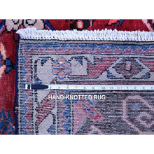 Load image into Gallery viewer, 3&#39;5&quot;x9&#39;7&quot; Red Natural Wool New Persian Bakhtiar with Deer Figurines Hand Knotted Runner Oriental Rug FWR359160
