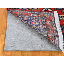 Load image into Gallery viewer, 3&#39;x9&#39;9&quot; Red New Persian Bijar Wide Runner Natural Wool Geometric Design Hand Knotted Oriental Rug FWR359166