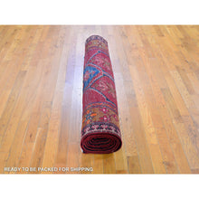 Load image into Gallery viewer, 5&#39;x12&#39;9&quot; Burnt Orange Vintage West Persian Wide Gallery Size Runner Pure Wool Hand Knotted Oriental Rug FWR359202