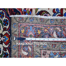 Load image into Gallery viewer, 3&#39;6&quot;x4&#39;10&quot; New Persian Malayer Ivory with a Flower Medallion Pure Wool Hand Knotted Oriental Rug FWR359376
