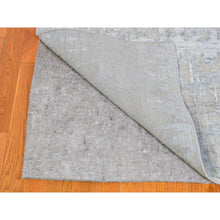 Load image into Gallery viewer, 9&#39;x12&#39;5&quot; Cardiac Design with Pastel Colors Textured Wool and Pure Silk Hand Knotted Oriental Rug FWR359688