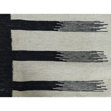 Load image into Gallery viewer, 8&#39;2&quot;x10&#39; Hand Woven Avant-Garde Design Flat Weave Kilim Handspun Wool Reversible Oriental Rug FWR360432