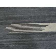 Load image into Gallery viewer, 12&#39;5&quot;x14&#39;10&quot; Flat Weave Avant-Garde Stripe Design Kilim Pure Wool Hand Woven Reversible Over Size Oriental Rug FWR360744