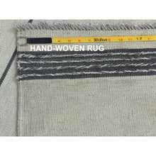 Load image into Gallery viewer, 12&#39;5&quot;x14&#39;10&quot; Flat Weave Avant-Garde Stripe Design Kilim Pure Wool Hand Woven Reversible Over Size Oriental Rug FWR360744