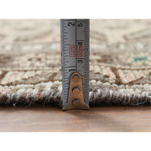 Load image into Gallery viewer, 4&#39;4&quot;x7&#39;5&quot; Semi Antique Brown Persian Shiraz Clean Abrash Hand Knotted Soft Natural Wool Oriental Rug FWR363306
