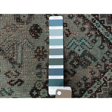 Load image into Gallery viewer, 5&#39;x8&#39; Semi Antique Gray Persian Shiraz With Triple Medallion Worn Down Distressed Hand Knotted Natural Wool Oriental Rug FWR363594