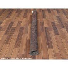 Load image into Gallery viewer, 5&#39;x8&#39; Semi Antique Gray Persian Shiraz With Triple Medallion Worn Down Distressed Hand Knotted Natural Wool Oriental Rug FWR363594