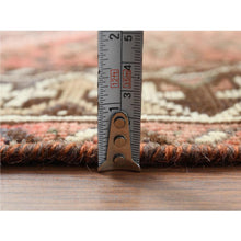 Load image into Gallery viewer, 4&#39;9&quot;x7&#39;8&quot; Vintage Red Persian Qashqai Cropped Thin Pile Clean Hand Knotted Natural Wool Oriental Rug FWR363690