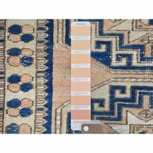Load image into Gallery viewer, 3&#39;5&quot;x9&#39;10&quot; Semi Antique Coral Color Northwest Persian Organic Wool Clean Distressed Look Hand Knotted Oriental Runner Rug FWR365520