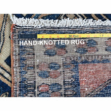 Load image into Gallery viewer, 3&#39;5&quot;x9&#39;10&quot; Semi Antique Coral Color Northwest Persian Organic Wool Clean Distressed Look Hand Knotted Oriental Runner Rug FWR365520