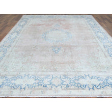 Load image into Gallery viewer, 9&#39;8&quot;x12&#39;7&quot; Persian Kerman Old Clean Sun Faded Pink with Milk Wash Organic Wool Low to the Pile Hand Knotted Oriental Rug FWR368424