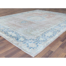 Load image into Gallery viewer, 9&#39;8&quot;x12&#39;7&quot; Persian Kerman Old Clean Sun Faded Pink with Milk Wash Organic Wool Low to the Pile Hand Knotted Oriental Rug FWR368424