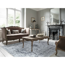 Load image into Gallery viewer, 8&#39;x10&#39;1&quot; Hand Knotted Grey Broken Persian Design Wool And Pure Silk Oriental Rug FWR372348