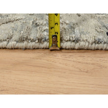 Load image into Gallery viewer, 3&#39;x5&#39;1&quot; Ivory Abstract Design Wool And Silk Hand Knotted Rug FWR372924