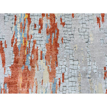 Load image into Gallery viewer, Gray Oriental Rug, Carpets, Handmade, Montana USA.