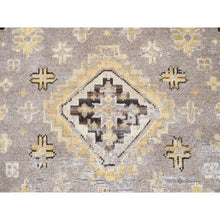 Load image into Gallery viewer, 9&#39;x11&#39;10&quot; Beige Textured Wool Geometric Persian Design With Earth Tone Colors Hand Knotted Oriental Rug FWR374112