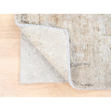 Load image into Gallery viewer, 3&#39;x5&#39; Hand Knotted Beige Modern Wool And Silk Oriental Rug FWR374586
