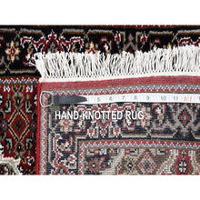 Load image into Gallery viewer, 2&#39;x6&#39; Red Tabriz Mahi Fish Medallion Design Wool Hand Knotted Oriental Runner Rug FWR374790
