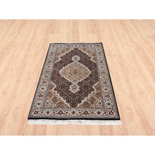 Load image into Gallery viewer, Black Oriental Rug, Carpets, Handmade, Montana USA.