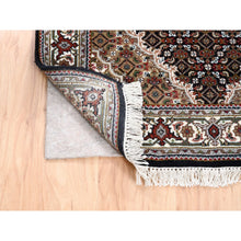 Load image into Gallery viewer, Black Oriental Rug, Carpets, Handmade, Montana USA.