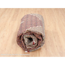 Load image into Gallery viewer, 8&#39;3&quot;x11&#39;4&quot; Red Fish Medallion Design Tabriz Mahi Wool Hand Knotted Oriental Rug FWR375648