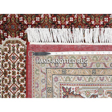 Load image into Gallery viewer, 8&#39;3&quot;x11&#39;4&quot; Red Fish Medallion Design Tabriz Mahi Wool Hand Knotted Oriental Rug FWR375648