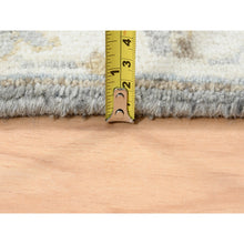 Load image into Gallery viewer, 2&#39;8&quot;x17&#39;10&quot; Silver Karajeh Design Pure Wool Hand Knotted Oriental XL Runner Rug FWR375876