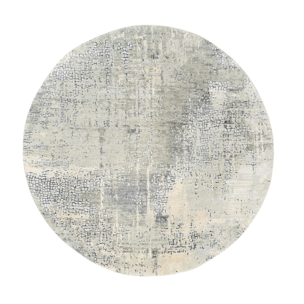 Round Oriental Rug, Carpets, Handmade, Montana USA.