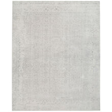 Load image into Gallery viewer, 11&#39;10&quot;x14&#39;9&quot; Beige Wool and Art Silk Fine Jacquard Hand Loomed Modern Oversized Oriental Rug FWR377016