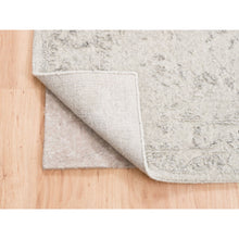 Load image into Gallery viewer, 11&#39;10&quot;x14&#39;9&quot; Beige Wool and Art Silk Fine Jacquard Hand Loomed Modern Oversized Oriental Rug FWR377016