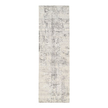 Load image into Gallery viewer, 2&#39;5&quot;x8&#39; Hand Knotted Hand Spun Undyed Natural Wool Modern Beige Oriental Runner Rug FWR377490