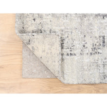 Load image into Gallery viewer, 2&#39;5&quot;x8&#39; Hand Knotted Hand Spun Undyed Natural Wool Modern Beige Oriental Runner Rug FWR377490