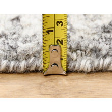 Load image into Gallery viewer, 2&#39;5&quot;x8&#39; Hand Knotted Hand Spun Undyed Natural Wool Modern Beige Oriental Runner Rug FWR377490