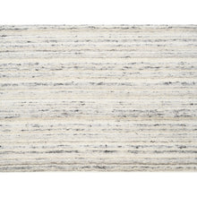 Load image into Gallery viewer, 11&#39;10&quot;x11&#39;10&quot; Hand Loomed Undyed Natural Wool Plain Modern Design Light Gray Oriental Round Rug FWR378246