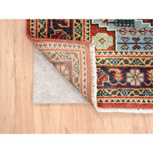 Load image into Gallery viewer, 4&#39;1&quot;x6 Thick and Plush Brick Red Persian Viss Design Hand Knotted Oriental Rug FWR378768
